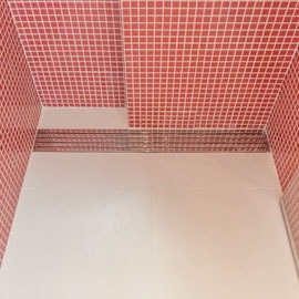 grelha banheiro tubular inox ralo